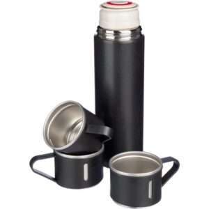 Thermosflasche mit Bechern für Ihre Werbung